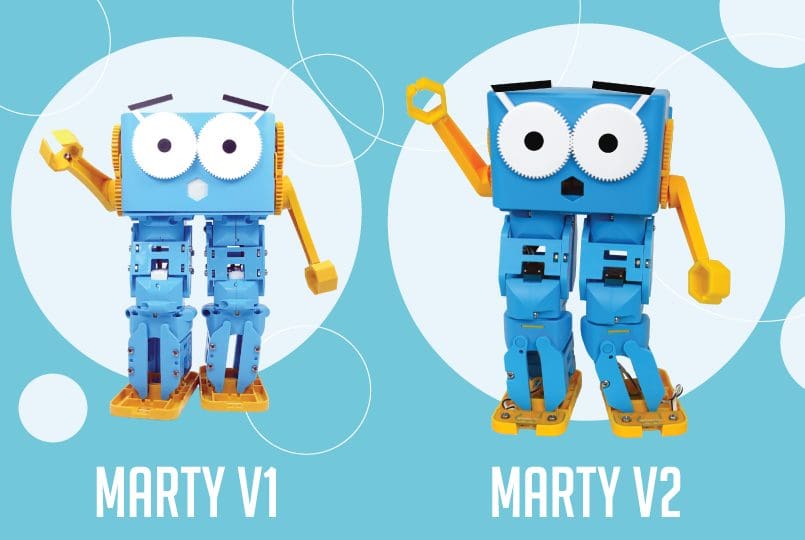 Marty Version 1 and Version 2